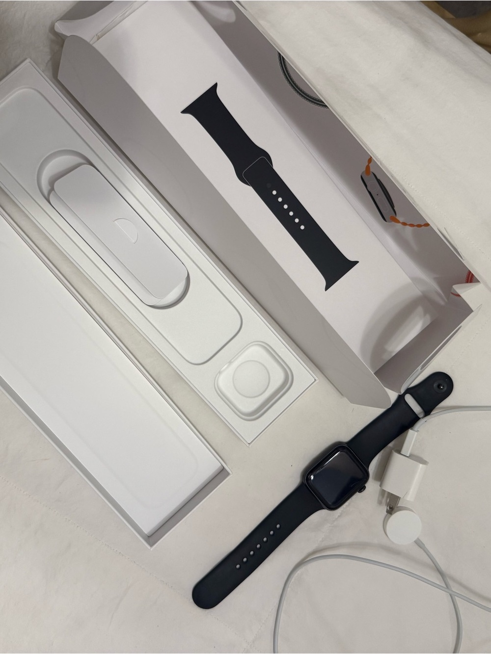 Apple Watch in Black with Black Sport Band